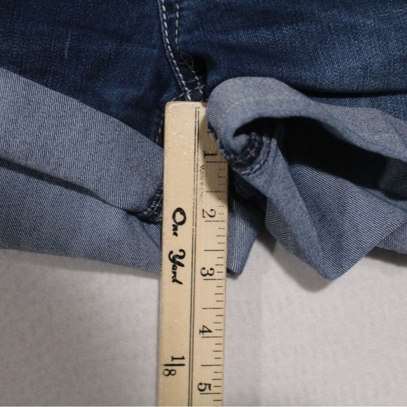 Hydraulic Women Blue Jeans Denim Bermuda Lola Curvy Size 5/6 - Picture 5 of 9